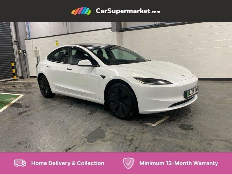 White Used 2024 Tesla Model 3 Sedan | £30,676 - Image 1/4