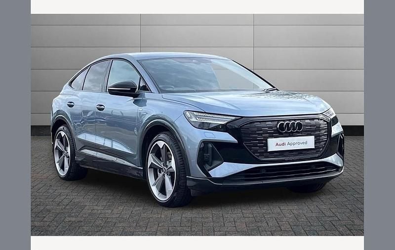 Used Audi Q4 Sportback e-tron Black Edition 210 kW (286 HP) 2025 Blue SUV