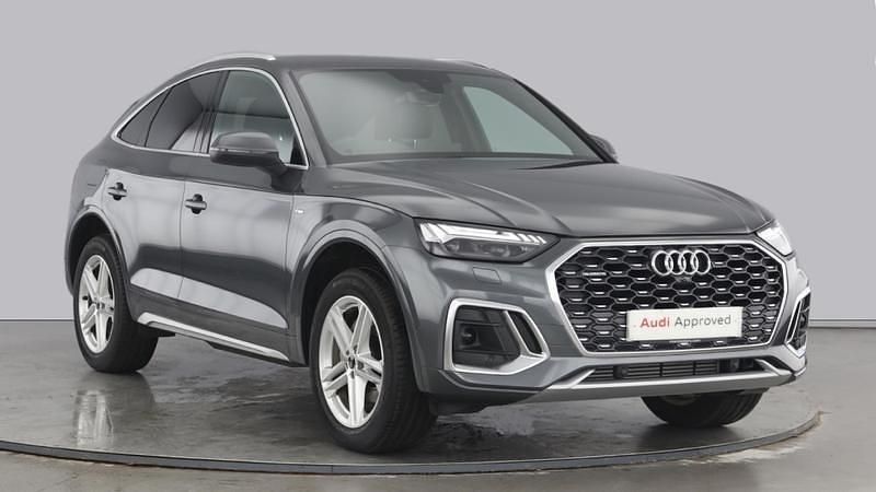 Grey Used 2023 Audi Q5 S-Line SUV | £37,900 (A bit pricey) - Image 1/4