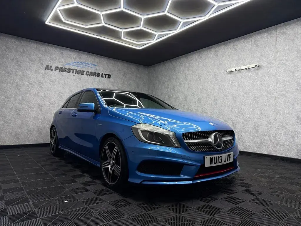 Used Mercedes A250 AMG 2013 Blue Hatchback