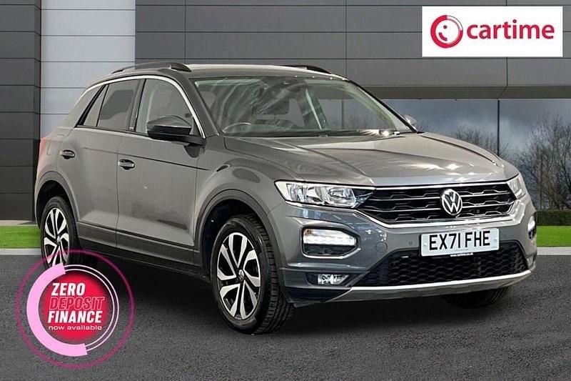Grey Used 2021 VW T-Roc Active SUV | £16,750 (Fair price) - Image 1/4