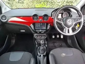 Used Vauxhall Adam 70 HP (51 kW) 2016 Red Hatchback