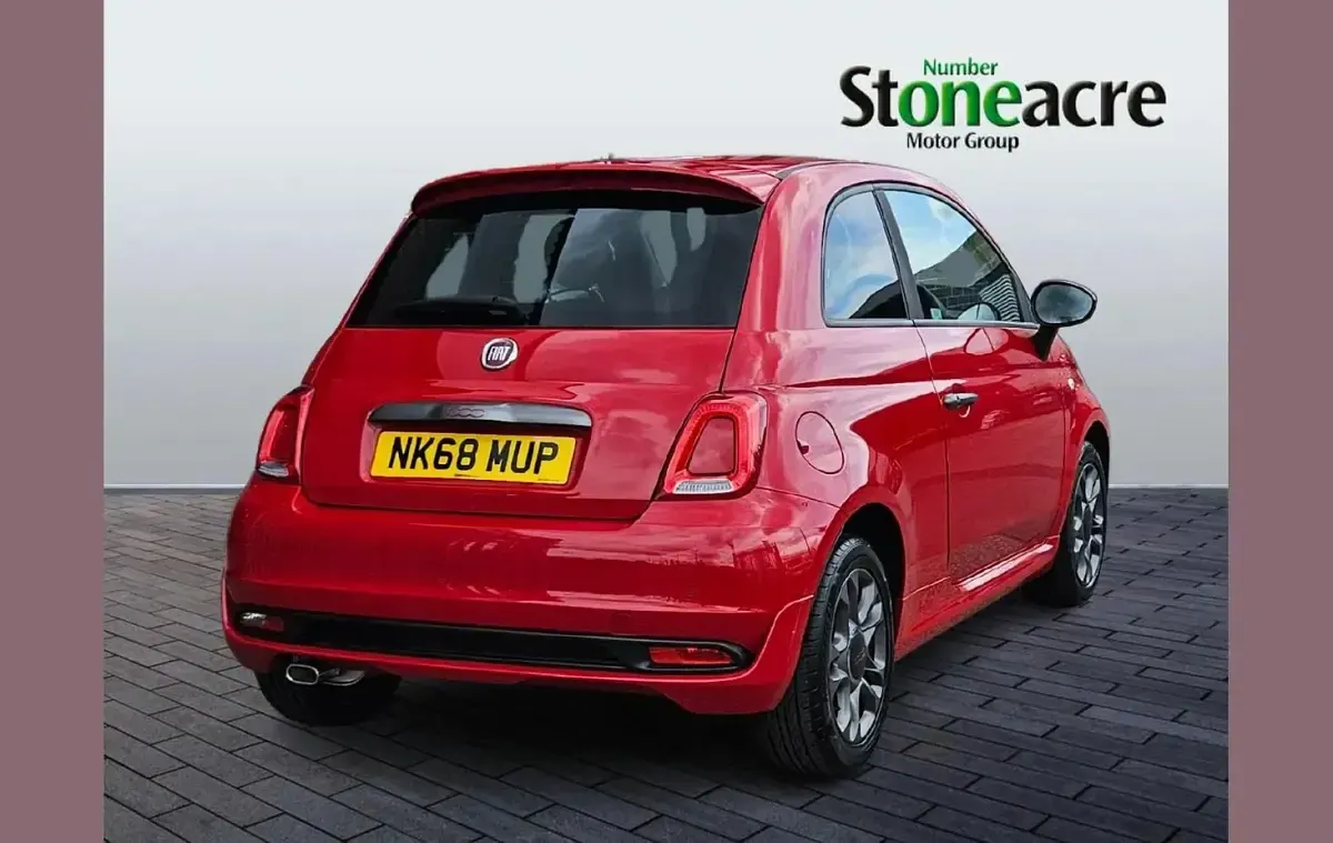 Used Fiat 500 S 69 HP (50 kW) 2018 Red Hatchback