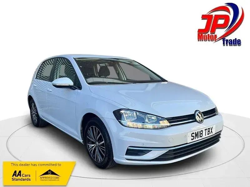 Używany VW Golf VII SE 125 KM (91 kW) 2018 Biały Hatchback