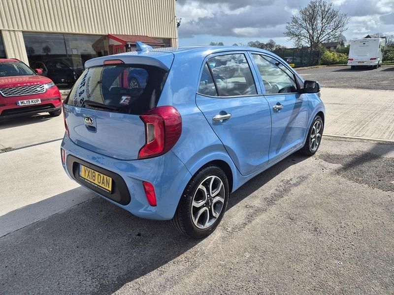 Used Kia Picanto 84 HP (61 kW) 2018 Blue Hatchback