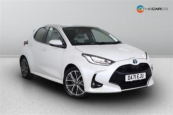White Used 2021 Toyota Yaris Hatchback | £15,466 (A bit pricey) - Image 1/1