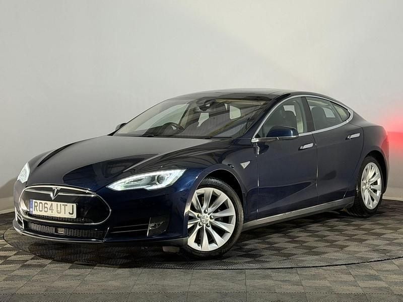 Used Tesla Model S 278 kW (379 HP) 2014 Blue Hatchback