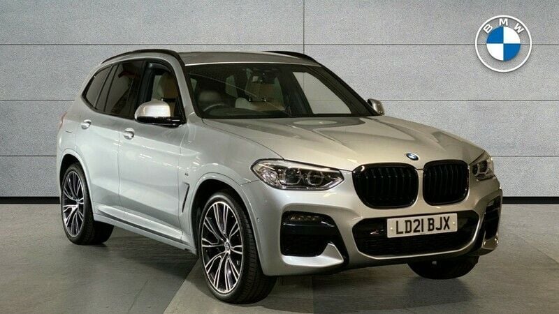 Silver Used 2021 BMW X3 M Sport SUV | £32,500 (Fair price) - Image 1/4