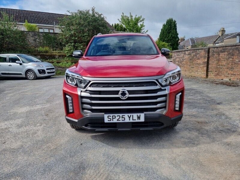 New Ssangyong (KGM) Musso 2025 Red Pickup