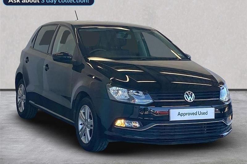Black Used 2016 VW Polo Match Hatchback | £10,902 (Fair price) - Image 1/4