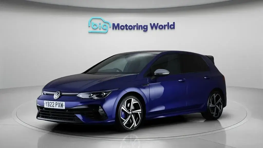 Used VW Golf VIII R 320 HP (235 kW) 2022 Blue Hatchback