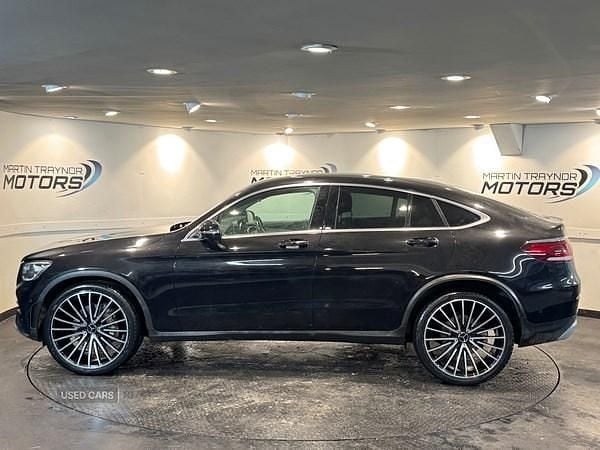 Used Mercedes GLC220 AMG line 2021 Black Coupe
