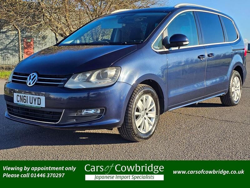 Blue Used 2013 VW Sharan SE MPV | £8,995 (Good price) - Image 1/4