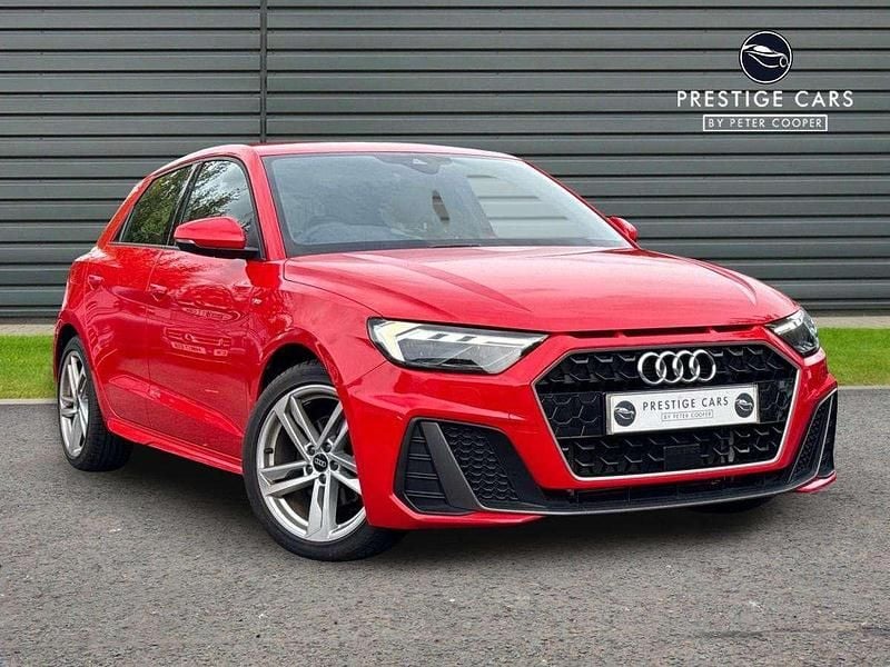 Red Used 2022 Audi A1 S-Line Hatchback | £20,991 (Fair price) - Image 1/4
