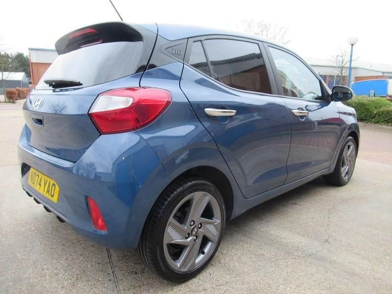 Used Hyundai i10 Premium 2024 Blue Hatchback
