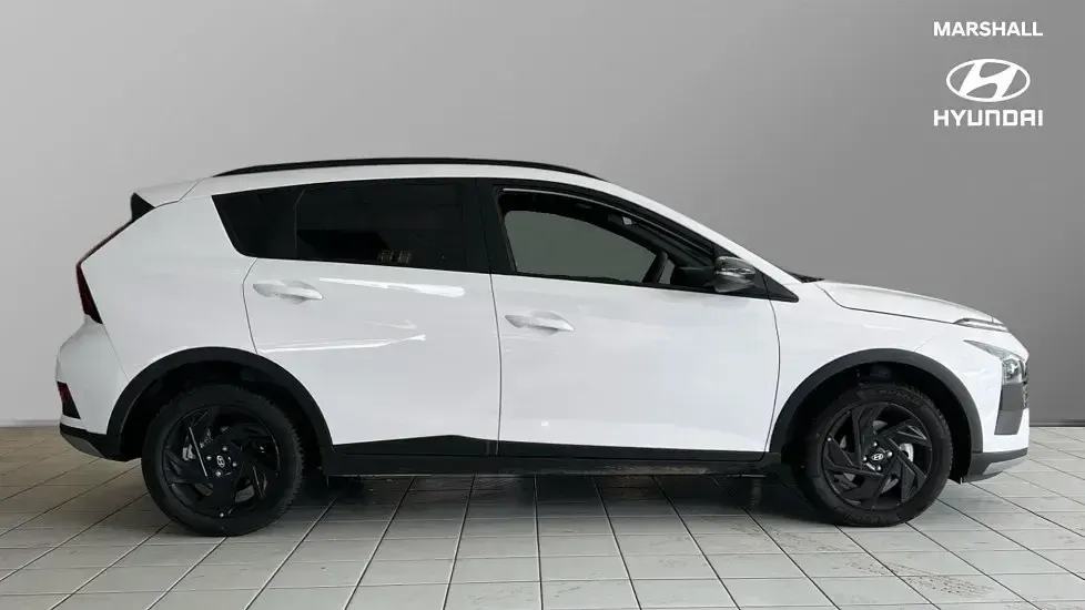 New Hyundai Bayon Blackline 90 HP (66 kW) 2026 Atlas white SUV