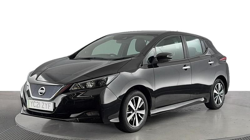 Black Used 2021 Nissan Leaf Acenta Hatchback | £8,420 (Super price) - Image 1/4