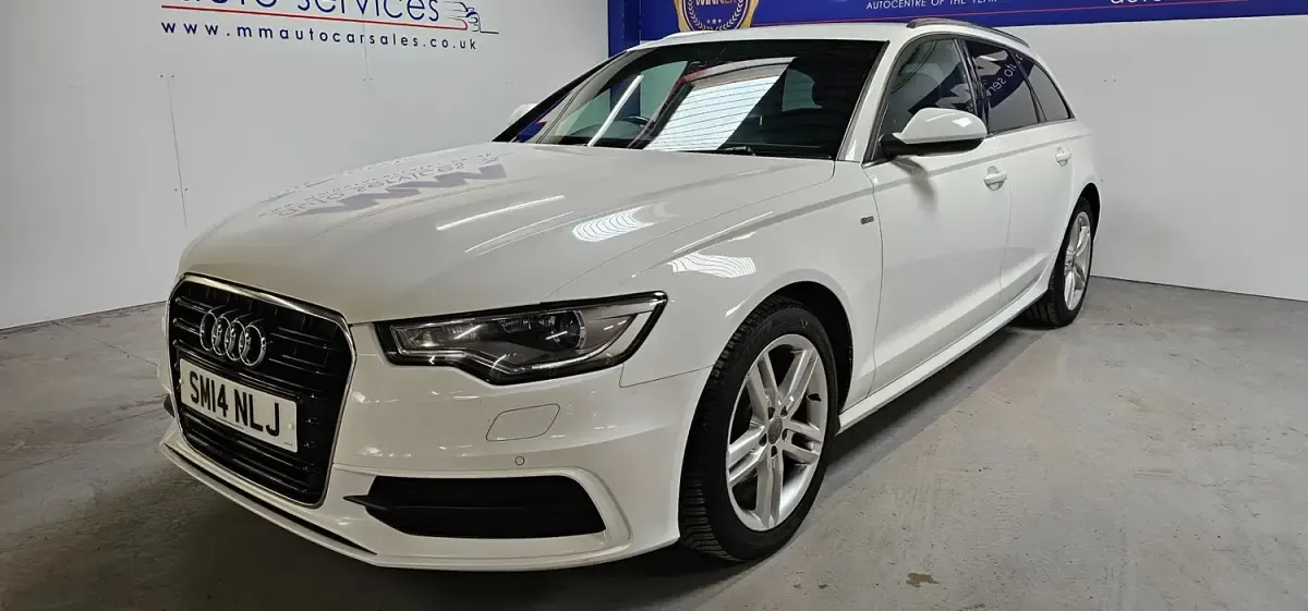 Used Audi A6 S-Line 2014 White Estate