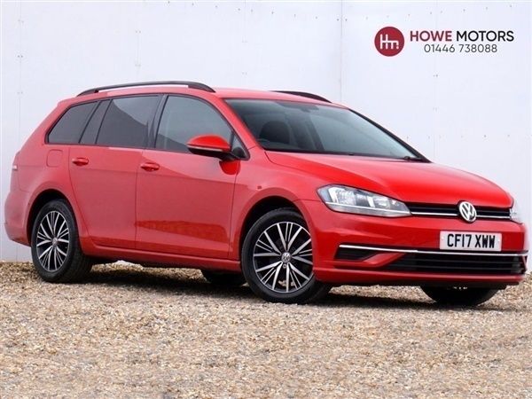 Red Used 2017 VW Golf VII SE Estate | £10,940 (Fair price) - Image 1/1