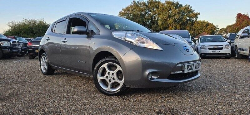 Grey Used 2017 Nissan Leaf Acenta Hatchback | £3,995 (Expensive) - Image 1/4