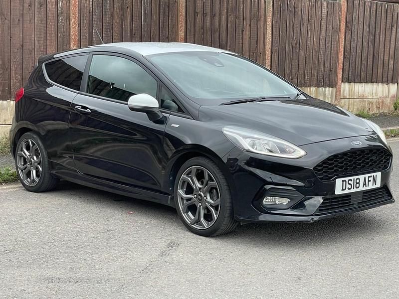Black Used 2018 Ford Fiesta ST-Line X Hatchback | £5,995 (Fair price) - Image 1/4