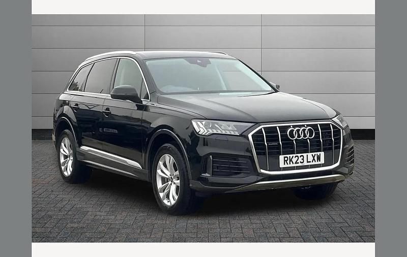 Mythos black Used 2023 Audi Q7 Sport SUV | £37,595 (Good price) - Image 1/4