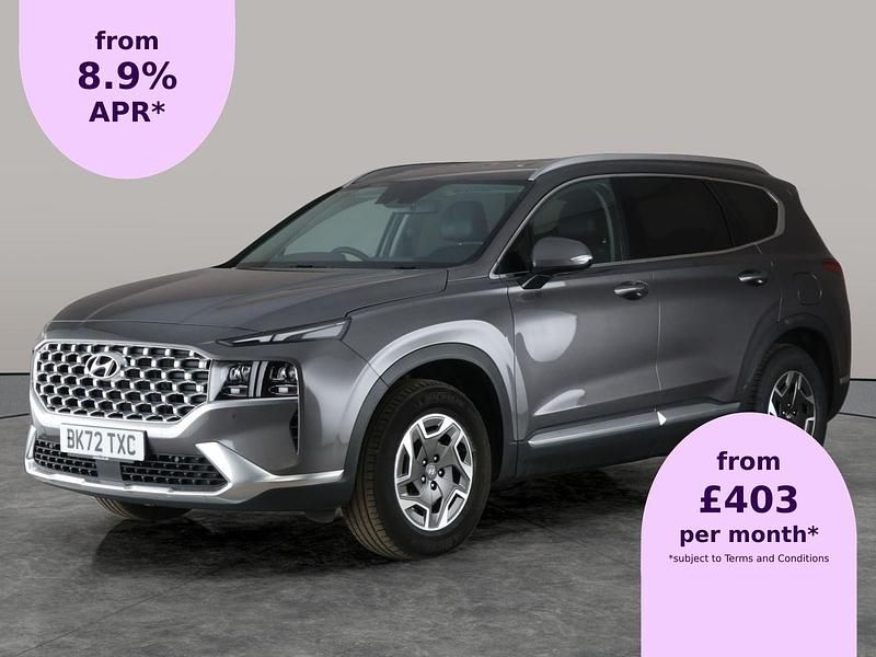 Grey Used 2022 Hyundai Santa Fe Premium SUV | £27,040 (Good price) - Image 1/2