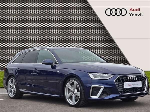 Blue Used 2023 Audi A4 S-Line Estate | £27,995 (Fair price) - Image 1/4