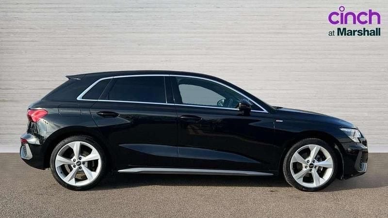 Used Audi A3 S-Line 150 HP (110 kW) 2022 Black Sedan