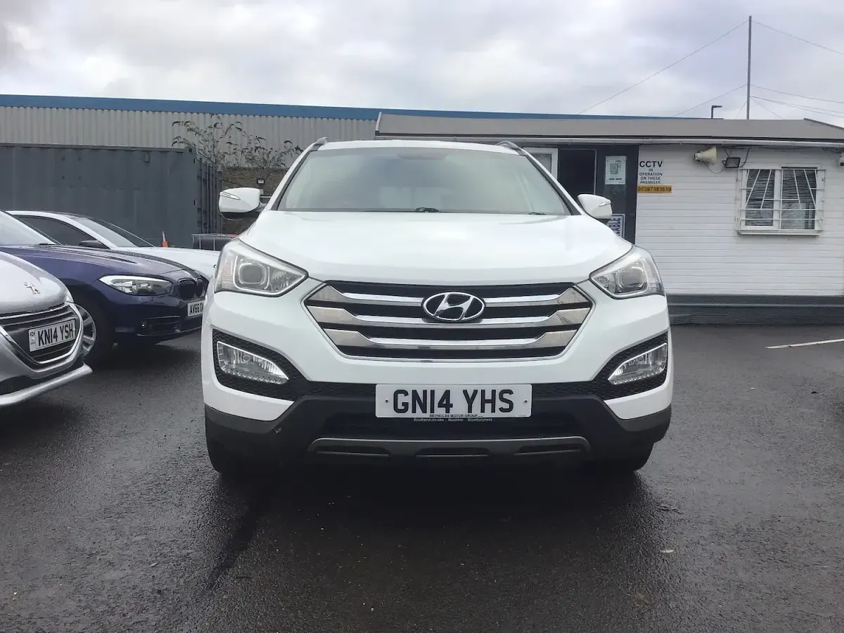 Begagnad Hyundai Santa Fe Premium 197 HK (144 kW) 2014 Vit SUV