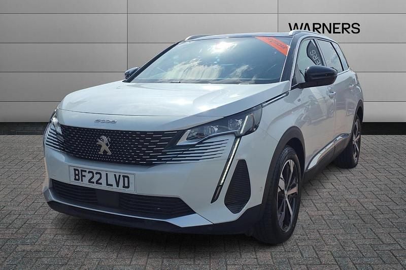 White Used 2022 Peugeot 5008 GT MPV | £18,995 (Fair price) - Image 1/3