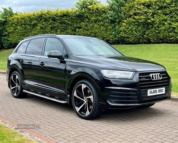 Black Used 2015 Audi Q7 S-Line SUV | £17,250 (Fair price) - Image 1/4