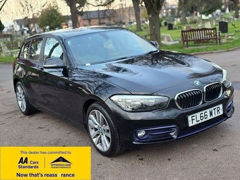 Used BMW 116 Sport Line 116 HP (85 kW) 2016 Black Hatchback