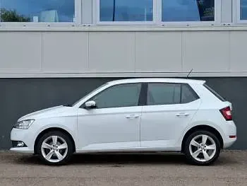 Used Skoda Fabia SE L 75 HP (55 kW) 2018 White Hatchback