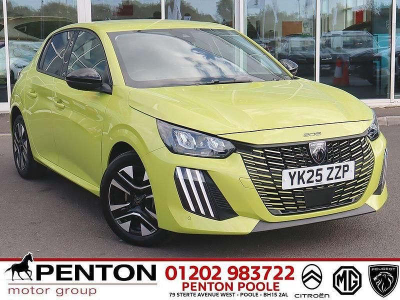 Yellow Used 2025 Peugeot 208 Allure Hatchback | £16,990 (Fair price) - Image 1/4