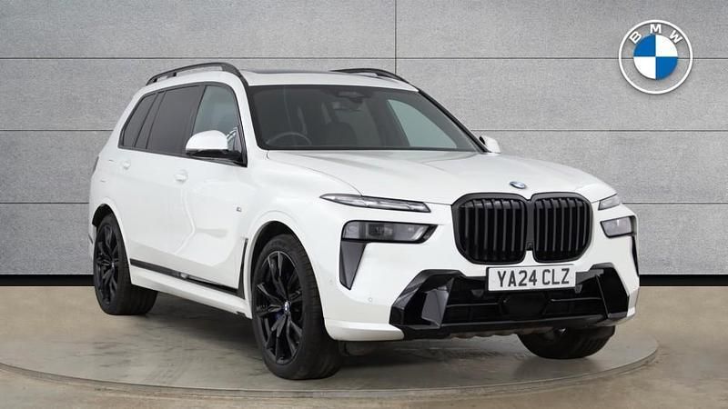 White Used 2024 BMW X7 M Sport SUV | £76,619 (A bit pricey) - Image 1/4