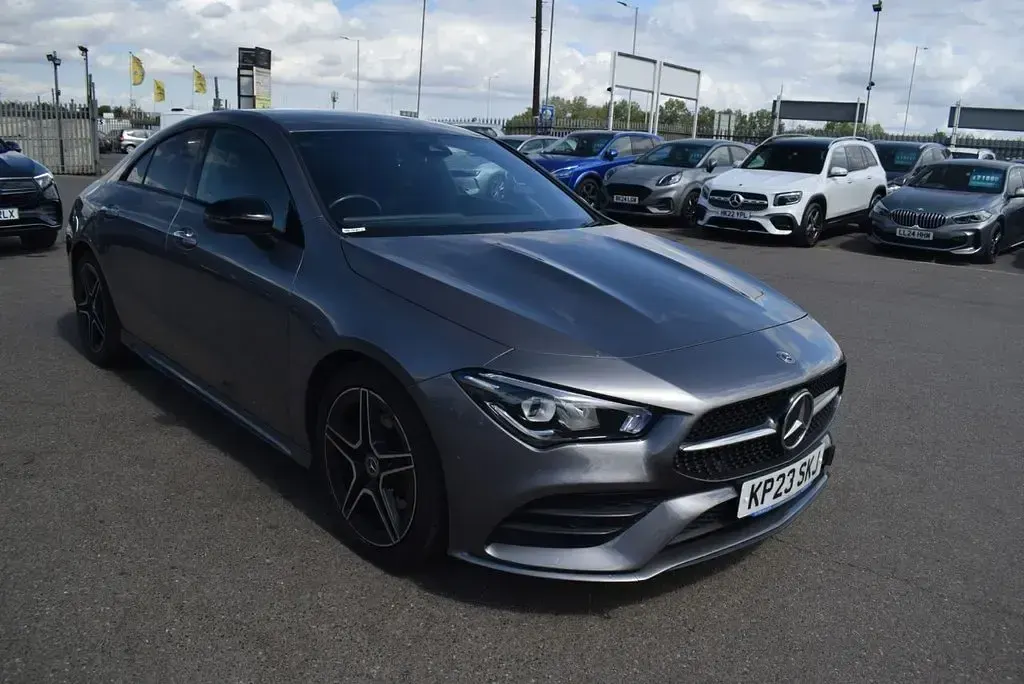 Used Mercedes CLA180 AMG line 136 HP (100 kW) 2023 Grey Coupe