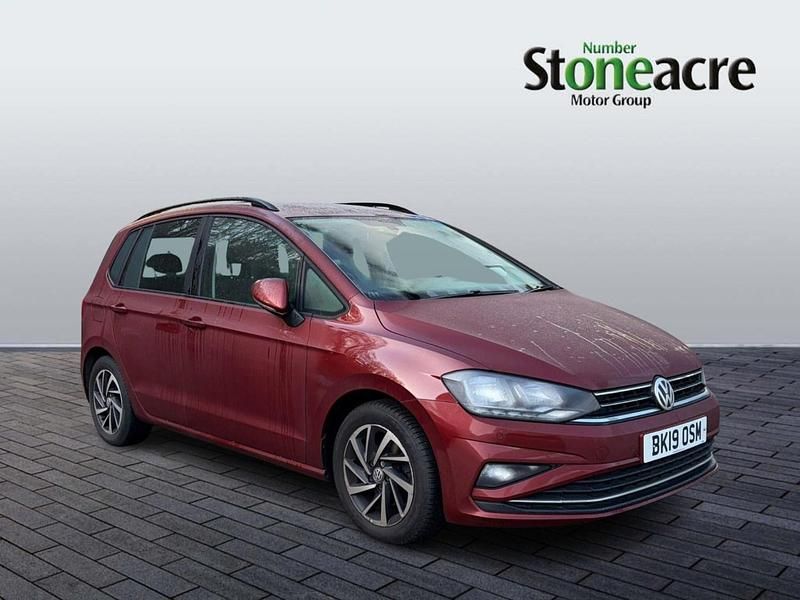 Used VW Golf Sportsvan Match 2019 Red MPV