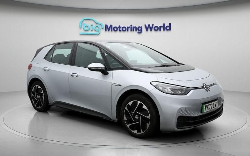 Used VW ID.3 Pure 110 kW (150 HP) 2021 Silver Hatchback