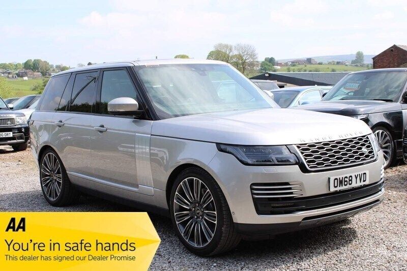 Silver Used 2019 Land Rover Range Rover Autobiography SUV | £42,950 (Expensive) - Image 1/4