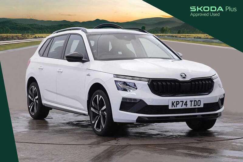 White Used 2024 Skoda Kamiq Monte Carlo SUV | £23,795 (Expensive) - Image 1/4