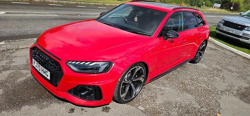 Red Used 2021 Audi RS4 Advanced Estate | £43,995 (Good price) - Image 1/3
