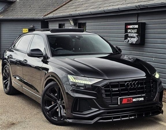 Black Used 2019 Audi Q8 S-Line SUV | £35,989 (Expensive) - Image 1/1