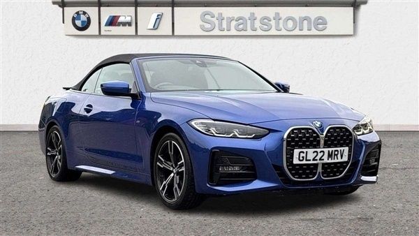 Blue Used 2022 BMW 420 M Sport Cabriolet | £33,890 (Fair price) - Image 1/3