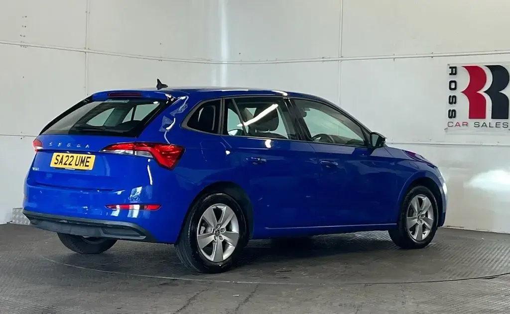 Used Skoda Scala SE 150 HP (110 kW) 2022 Blue Hatchback