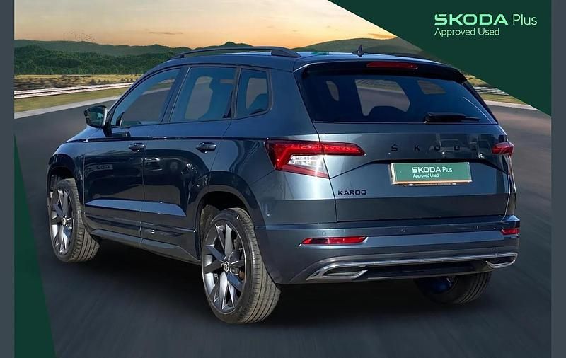 Used Skoda Karoq SportLine 150 HP (110 kW) 2020 Quartz grey metallic SUV