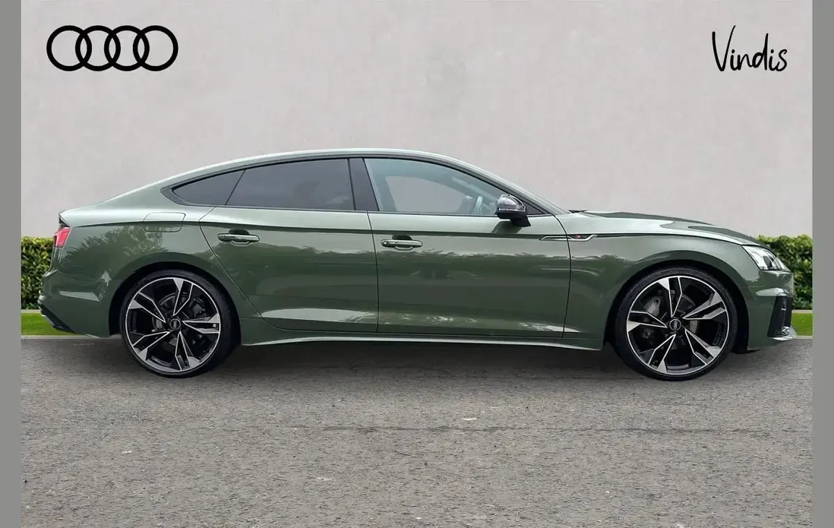 Used Audi A5 Black Edition 200 HP (147 kW) 2022 Green Coupe