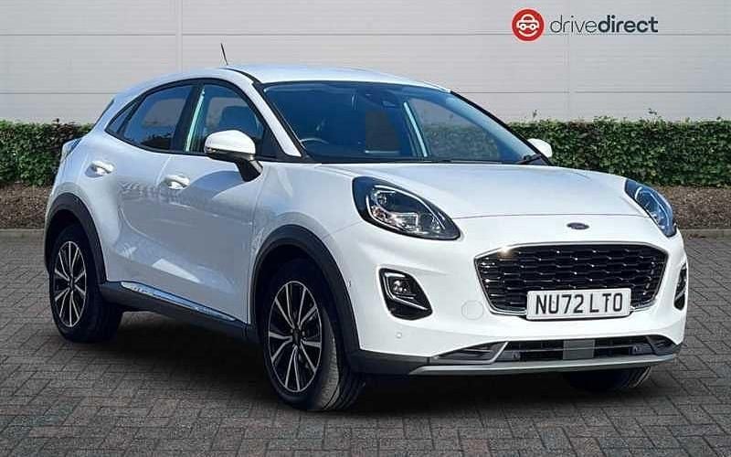 White Used 2022 Ford Puma Titanium Hatchback | £16,821 (Good price) - Image 1/4
