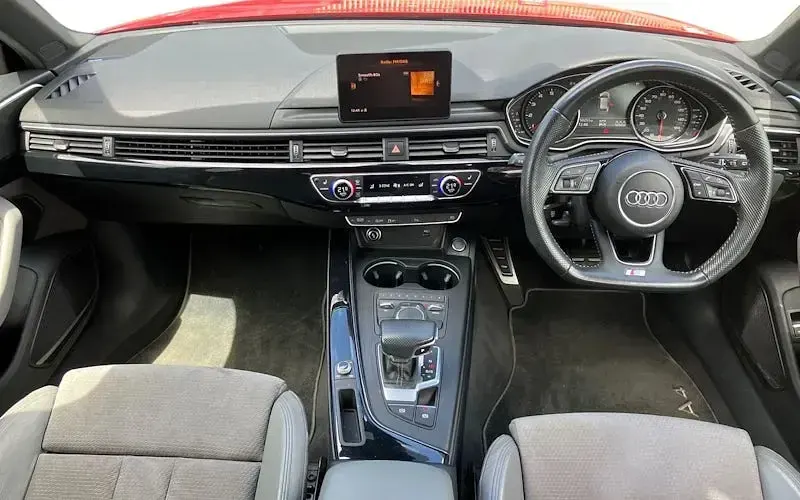 Used Audi A4 Black Edition 190 HP (139 kW) 2019 Red Estate