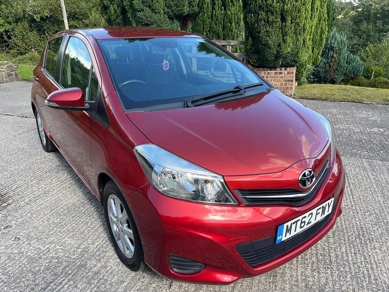 Red Used 2012 Toyota Yaris Hatchback | £5,995 (Fair price) - Image 1/4